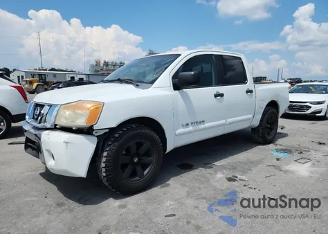 2008 Nissan Titan Xe z USA, uszkodzony, nr VIN 1N6BA07DX8N315866